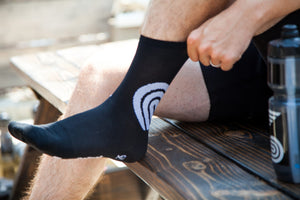 #iamsúper Black + White Socks